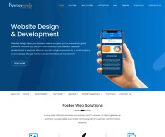 Fosterwebsolutions.com(Foster Web Solutions) Screenshot