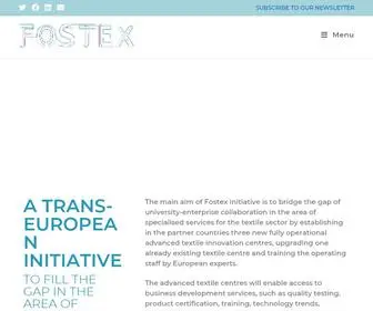 Fostexproject.eu(The main aim of Fostex initiative) Screenshot