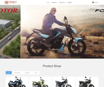 Fosti.com.cn(FOSHAN FOSTI MOTORCYCLE MANUFACTURING CO) Screenshot