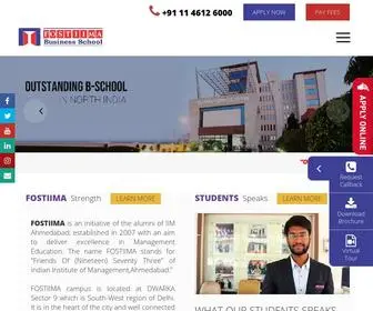 Fostiima.org(Top PGDM College in Delhi) Screenshot