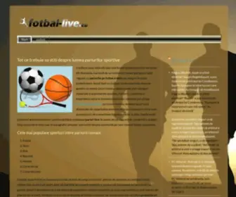 Fotbal-Live.eu(Tot ce trebuie sa stiti despre lumea pariurilor sportive) Screenshot