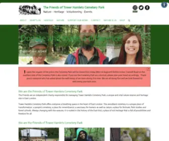 Fothcp.org(The Friends of Tower Hamlets Cemetery Park) Screenshot