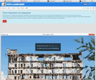 Fotoaanpassen.nl(Foto Bewerken) Screenshot