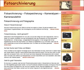 Fotoarchivierung.com(Fotoarchivierung) Screenshot