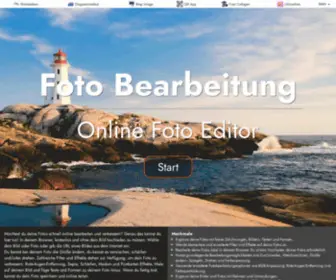 Fotobearbeitung-Online.de(Bearbeite deine Fotos kostenlos online auf . Wir unterstützen) Screenshot