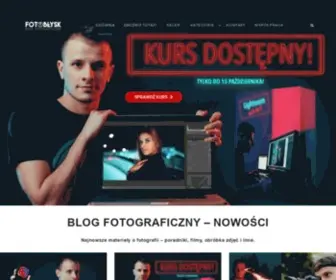 Fotoblysk.com(BLOG FOTOGRAFICZNY) Screenshot