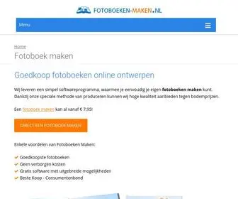 Fotoboeken-Maken.nl(Fotoboek maken en ontwerpen) Screenshot