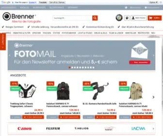 Fotobrenner.de(Fotozubehör) Screenshot