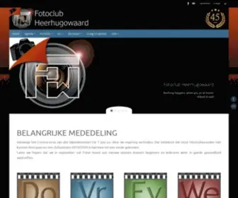 Fotoclubheerhugowaard.nl(Fotoclub Heerhugowaard) Screenshot