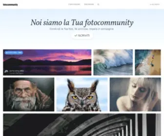 Fotocommunity.it(Foto-fotografia-Immagini-imparare fotografare) Screenshot