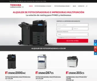 Fotocopiadoras-Pymes.es(Fotocopiadoras e impresoras Toshiba y Sharp) Screenshot