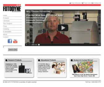 Fotodyne.com(FOTODYNE Incorporated) Screenshot