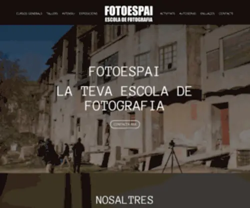 Fotoespai.cat(Escola de Fotografía a Barcelona) Screenshot