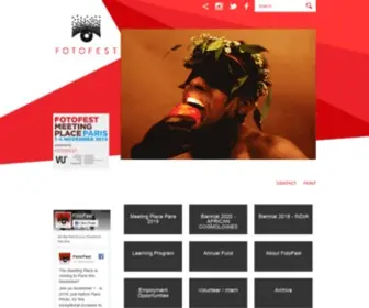 Fotofest.org(A Platform for Art and Ideas A Platform for Art and Ideas) Screenshot