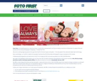 Fotofirst.co.za(Photographic and Digital Printing Professionals) Screenshot