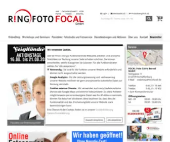 Fotofocal.de(FOCAL Foto Calvo Bernal GmbH in Aschaffenburg. Euer Partner für Fotografie in Aschaffenburg) Screenshot