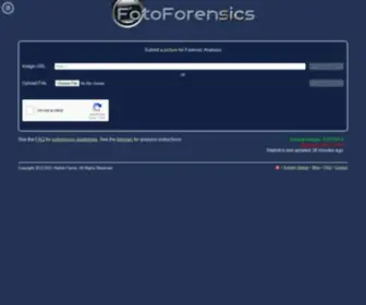 Fotoforensic.com(FotoForensics) Screenshot