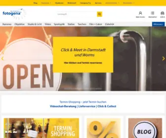 Fotogena.de(Foto, Video und MultiMedia in Darmstadt) Screenshot