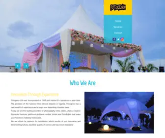 Fotogenix.co.ug(Eco Farm Responsive web template) Screenshot