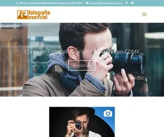 Fotografiaesencial.com(Escuela de Fotografía en México) Screenshot