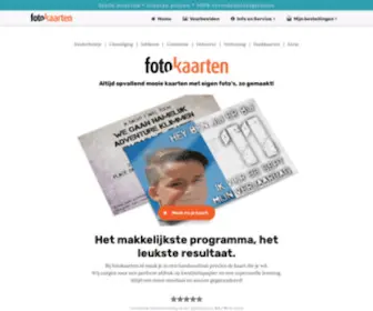 Fotokaarten.nl(De mooiste kaarten met je eigen foto) Screenshot