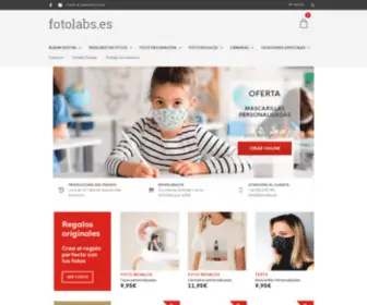 Fotolabs.es(El regalo ideal con tus fotos. Crea tus productos personalizados con tus fotografías) Screenshot