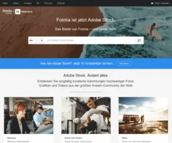 Fotolia.de(Fotolia ist jetzt Adobe Stock) Screenshot