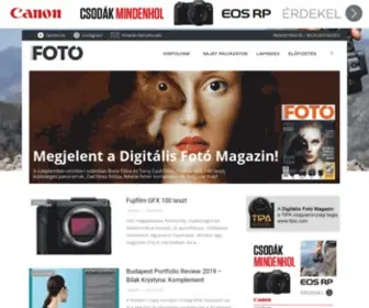 Fotomagazin.hu(Digitális fotó magazin) Screenshot
