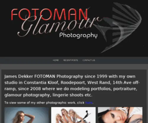 Fotomanglamour.co.za(Photography of glamour models) Screenshot