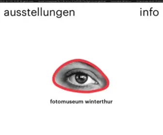 Fotomuseum.ch(Fotomuseum Winterthur) Screenshot