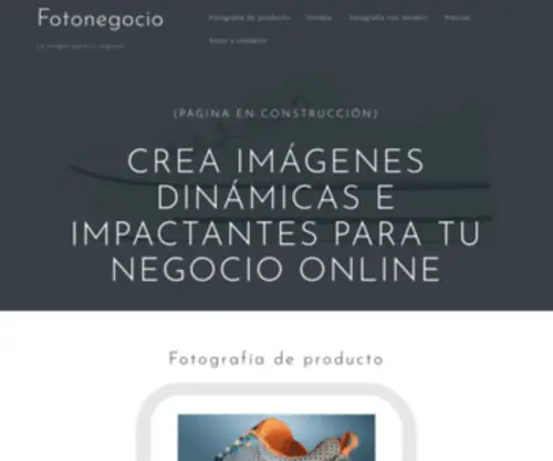 Fotonegocio.com(La imagen para tu negocio) Screenshot