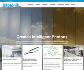 Fotonik.com.tr(Creates Intelligent Photons Fotonik Teknoloji) Screenshot