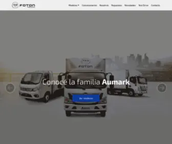 Fotontrucks.com.ar(Bienvenidos a Foton trucks) Screenshot