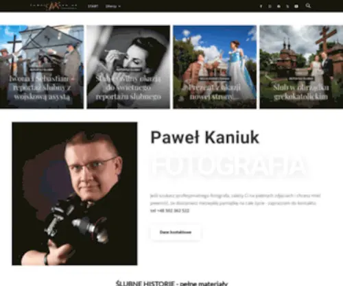 Fotopawelkaniuk.pl(Fotografia ślubna Warszawa) Screenshot