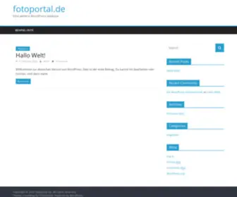 Fotoportal.de(Eine weitere WordPress) Screenshot