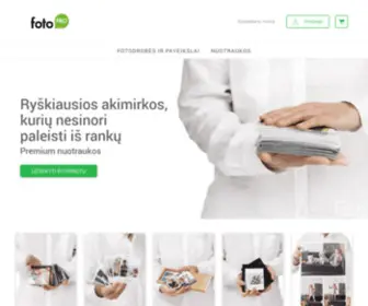 Fotopro.lt(Nuotraukos, natūralios fotodrobės, fotopaveikslai internetu, rėminimo paslaugos) Screenshot