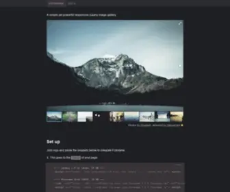 Fotorama.io(Simple and Powerful Responsive jQuery Image Gallery) Screenshot