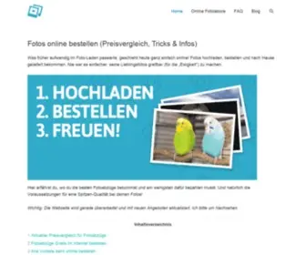 Fotos-Bestellen-Online.de(Der Fotoabzüge Preisvergleich 2018) Screenshot