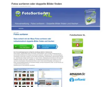 Fotos-Sortieren-XL.de(Fotos sortieren und doppelte Bilder finden mit Fotosortierer XL) Screenshot