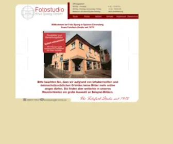 Fotostudio-Spang.de(Fotostudio Spang) Screenshot