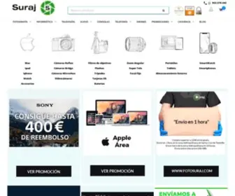 Fotosuraj.com(Tienda de fotografía y electrónica en Tenerife) Screenshot