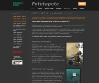 Fototapet.co.rs(Katalog, Beograd, Srbija) Screenshot
