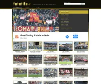 Fototifo.it(Immagini delle tifoserie calcistiche) Screenshot