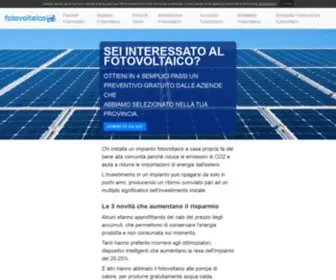 Fotovoltaicoperte.com(Fotovoltaico per Te) Screenshot