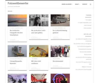 Fotowettbewerbe.de(Foto-Awards und Stipendien) Screenshot