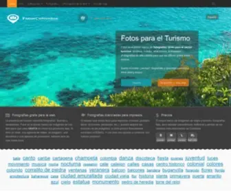 Fotur.org(Banco de Fotografías Gratis para el Turismo en Colombia) Screenshot