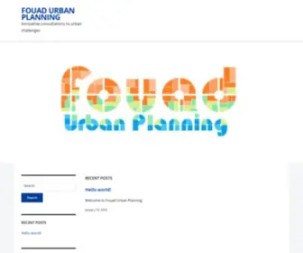 Fouadurban.com(Innovative consultations to urban challenges) Screenshot