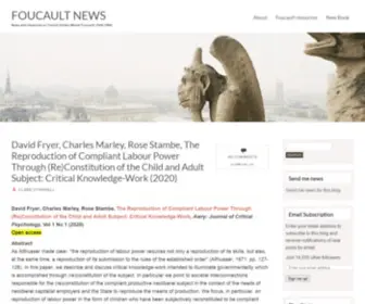 Foucaultnews.com(Foucault News) Screenshot