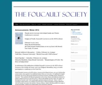 Foucaultsociety.org(Foucaultsociety) Screenshot