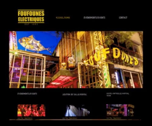 Foufouneselectriques.com(ACCUEIL/HOME) Screenshot